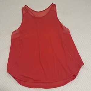 Lululemon Size 12 coral pink Sculpt tank